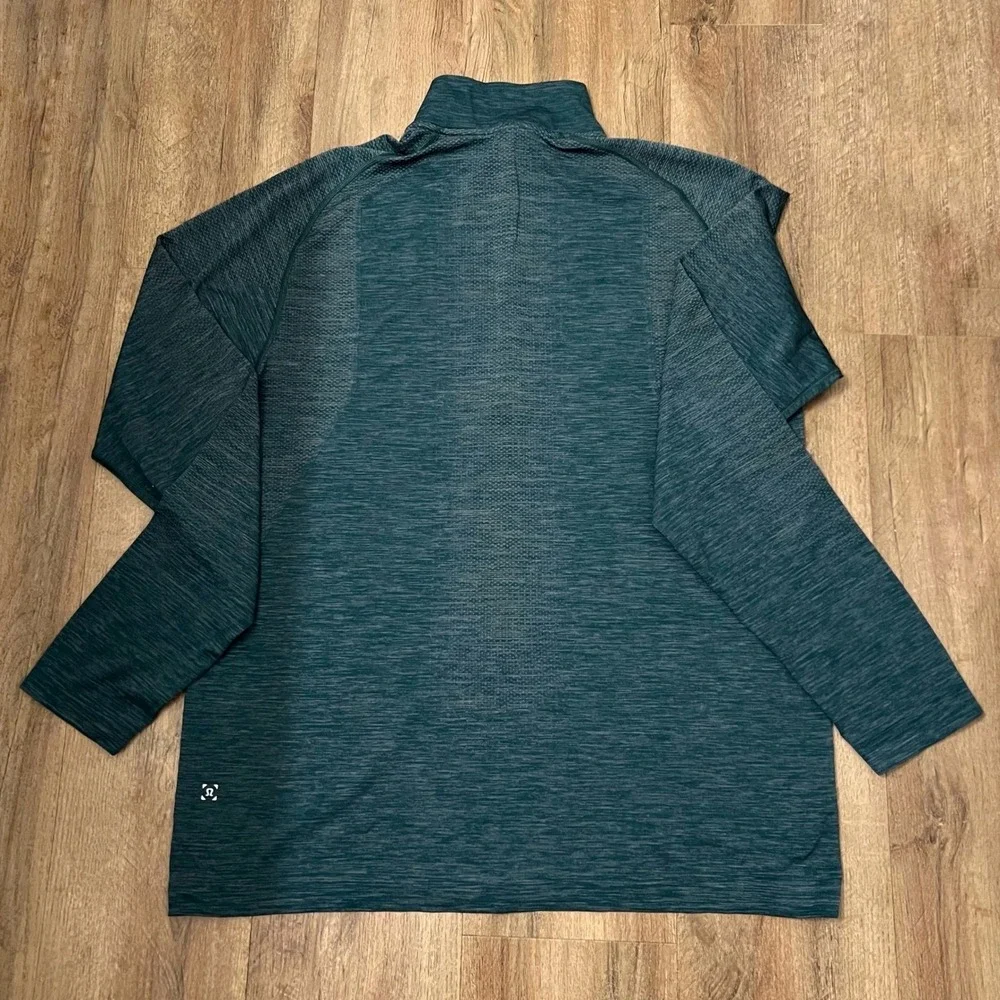 Lululemon Metal Vent Tech 1/2 Zip Anchor Royal Emerald Size XL